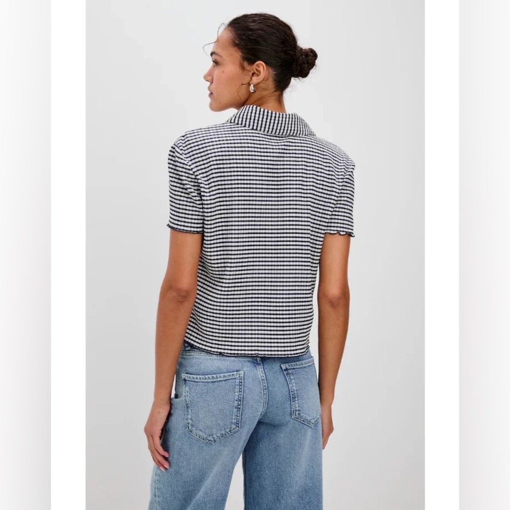 NWT Rails Limon Stripe Gingham Shirt - Picture 4 of 10